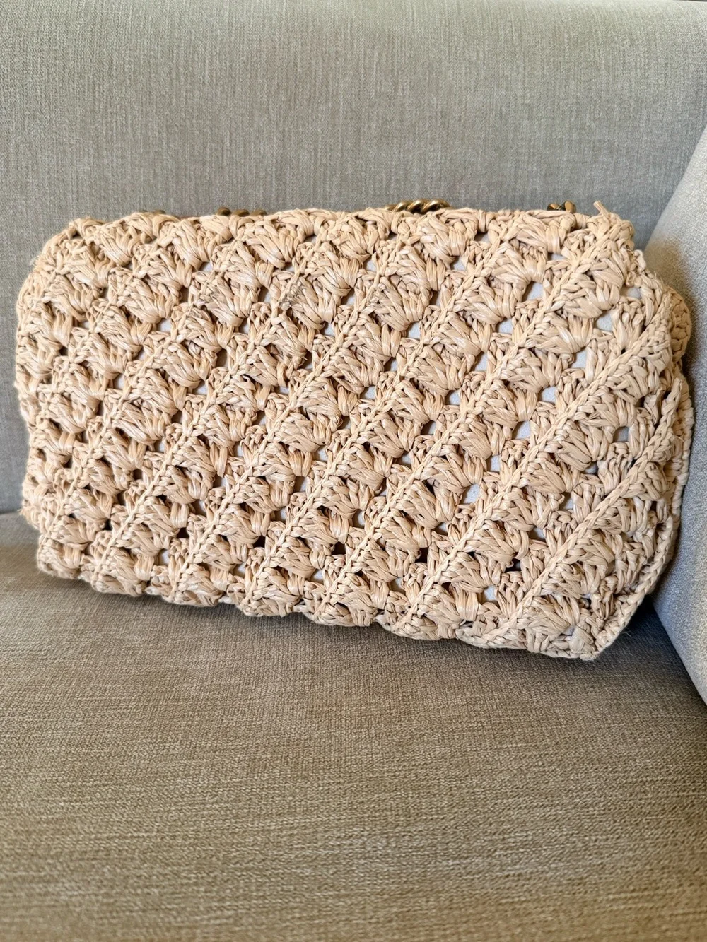 Tory Burch Kira Raffia Bag